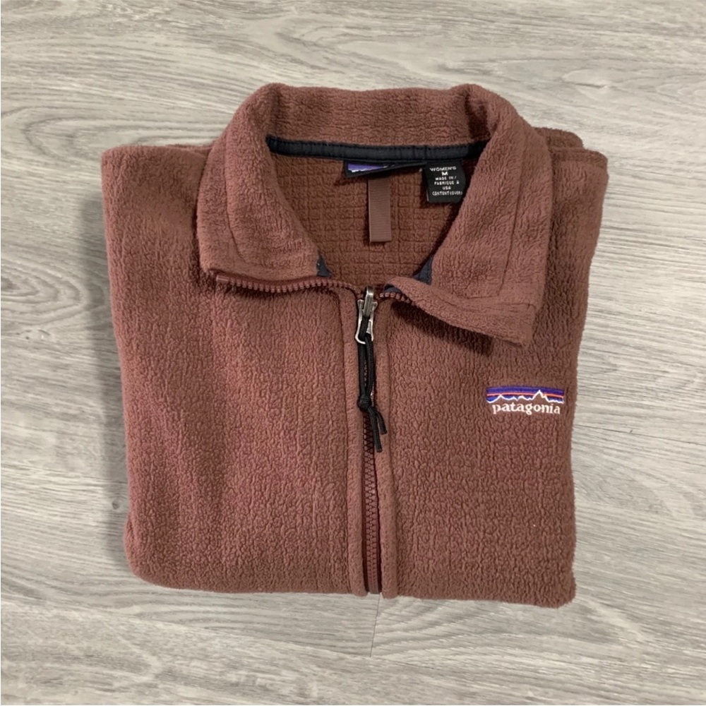 Vintage Patagonia Zip Up Fleece Light Weight Jacket Women’s Size Medium - Picture 7 of 7